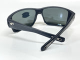Costa Del Mar Reefton Pro matte black frame Gray Silver Mirror 580 glass lens