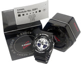 Casio GA100BW-1A G-Shock Day Date Analog Digital Black Resin Watch