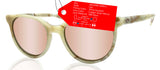 Costa Del Mar Isla Seashell Copper Silver Mirror 580 Glass Lens Sunglasses