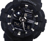 Casio GA700-1B G-Shock Black Analog Digital Dial Resin Band Watch New