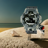 Casio G-Shock GA700SK-1 Resin transparent Band Metallic Face skeleton