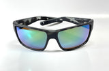 Costa Del Mar Reefton Pro sunglasses Tiger Shark frame green 580 glass lens