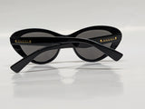 Gucci GG1170S-001 Cat Eye women sunglasses black frame grey lens