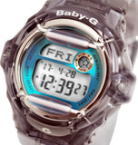 Casio BG169R-8B Baby-G Digital Dial Grey Transparent Resin Band Watch NEW