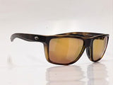 Costa Broadbill II Sunglasses Matte Tortoise Gold Mirror 580 glass lens