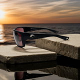 Costa Del Mar Sunglasses Fly Line Black frame Rose Glass 580 lens