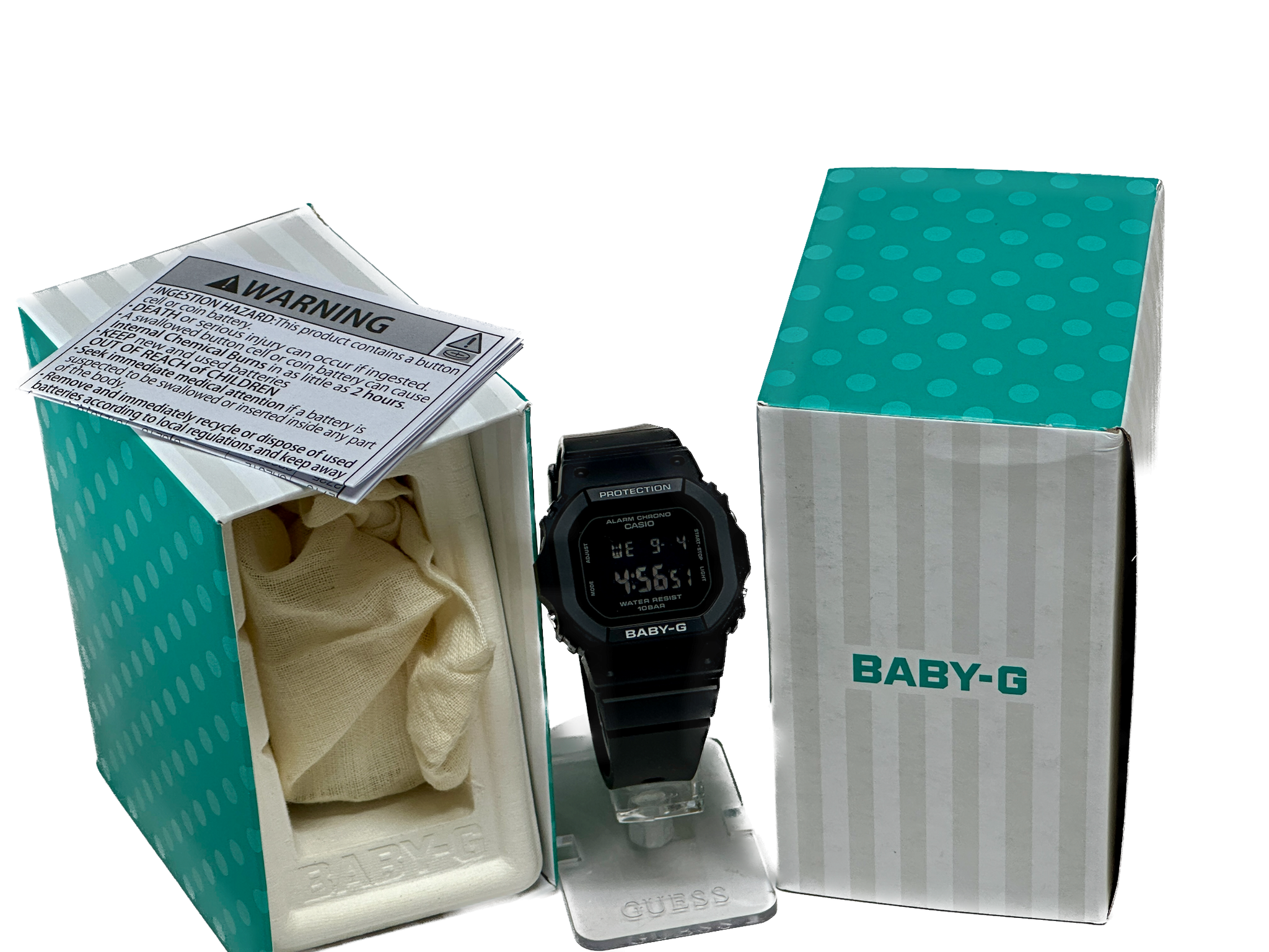 Casio Baby G-Shock black BDG565-1 Digital women watch classic NEW