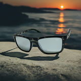 COSTA DEL MAR MAINSAIL TIGER SHARK GRAY SILVER MIRROR Glass