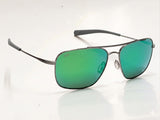 Costa Del Mar 06S6002 Canaveral Brushed Gunmetal Green Mirror 580G Sunglasses
