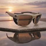 Costa Del Mar King Tide 6 6S9112 Sand frame Polarized Copper Silver Mirror 580 glass lens