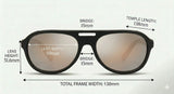 Costa Del Mar Grand Catalina sunglasses black copper silver mirror 580 glass