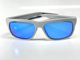 Costa Del Mar Baffin Net Gray Frame Blue Mirror 580 Glass Polarized Lens