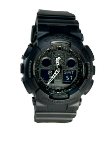 Casio GA100-1A1 G-Shock Analog Digital Dial Black Resin Band Watch NEW