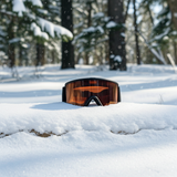 Oakley Snow Goggles Target Line L matte Black persimmon lens NEW