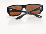 Costa Tailfin Sunglasses Medium Matte Black Green Mirror 580G