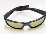 Costa Del Mar Fantail PRO Matte Black Frame Sunrise Silver Mirror 580 Glass Polarized Sunglasses