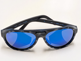 Costa Grand Catalina sunglasses Deep Water Camo Blue Mirror 580 glass lens