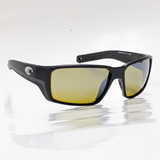 Costa Del Mar Fantail PRO Matte Black Frame Sunrise Silver Mirror 580 Glass Polarized Sunglasses
