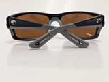 Costa Del Mar Sunglasses Jose Pro Black Copper Silver Mirror 580 glass lens