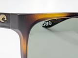 Costa Trades Sunglasses Matte Tortoise Gray 580 glass polarized lens