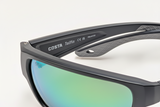Costa Tailfin Sunglasses Medium Matte Black Green Mirror 580G