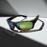 Costa Del Mar Saltbreak  Matte Wetlands frame Green mirror plastic 580P lens