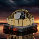 GUESS Mens Watch GW0705G3 Gold Tone Analog Watch NEW