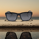 Costa Del Mar Paunch Sunglasses Black Shiny frame Gray gradient glass 580 lens