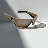 Costa Del Mar 06S9078 Blackfin Pro Matte Sand Copper Silver Mirror 580G Sunglasses