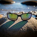 Costa Del Mar Brine ll sunglasses Green plastic lens 580P Black frame