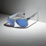 Costa Del Mar LOS ALIJOS translucent deep blue frame Blue 580P plastic lens NEW