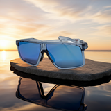 Oakley Helux sunglasses Trans Stonewash frame Prizm Sapphire lens NEW