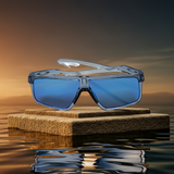 Oakley Helux sunglasses Trans Stonewash frame Prizm Sapphire lens NEW