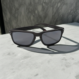 Oakley Holbrook sunglasses Woodgrain frame Prizm Black Polarized lens NEW