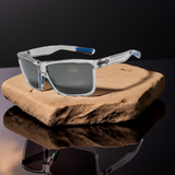 Costa Del Mar Rinconcito sunglasses polished clear frame blue 580 glass lens