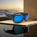 Costa Del Mar Taxman sunglasses deep water camo blue 580 glass lens