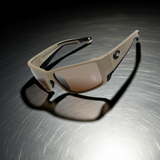 Costa Del Mar 06S9078 Blackfin Pro Matte Sand Copper Silver Mirror 580G Sunglasses