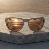 Costa Del Mar King Tide 6 6S9112 Sand frame Polarized Copper Silver Mirror 580 glass lens
