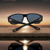 Costa Del Mar Schoolie Sunglasses Black frame Gray 580P plastic lens NEW