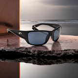 Costa Del Mar Schoolie Sunglasses Black frame Gray 580P plastic lens NEW