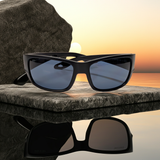 Costa Del Mar Schoolie Sunglasses Black frame Gray 580P plastic lens NEW