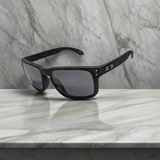 Oakley Holbrook sunglasses Woodgrain frame Prizm Black Polarized lens NEW