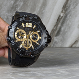 Guess Contender Men's Black Silicone Band Multifunction Watch GW0640G2