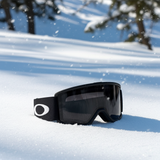 Oakley Snow Goggles Target Line L Matte Black Dark Grey lens new