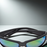 Costa Del Mar Schoolie Sunglasses Black frame Green Mirror 580P plastic lens NEW