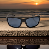 Costa Del Mar Tailfin Medium Black matte frame 580P Gray Plastic lens
