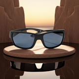 Costa Del Mar Tailfin Medium Black matte frame 580P Gray Plastic lens