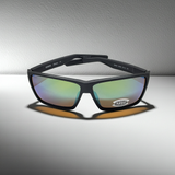 Costa Del Mar sunglasses Rincon Black Frame Green Mirror 580 Glass Polarized Lens