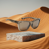Costa Panga II Sunglasses Taupe frame Copper Silver Mirror 580 glass lens
