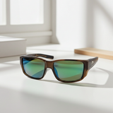 Costa Del Mar TUNA ALLEY PRO tortoise frame green mirror glass 580G lens